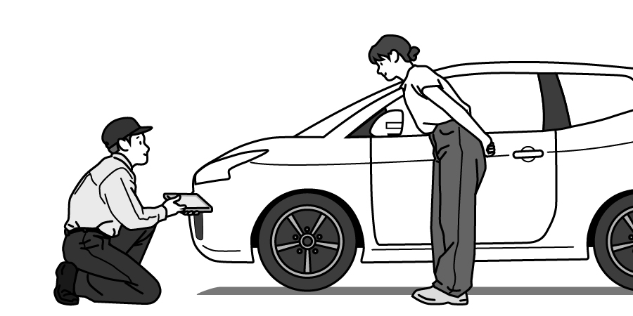 ここを確認！タイヤ点検のポイントを解説。