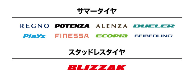 タイヤラインナップ紹介